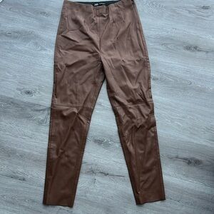 Zara faux leather pants
